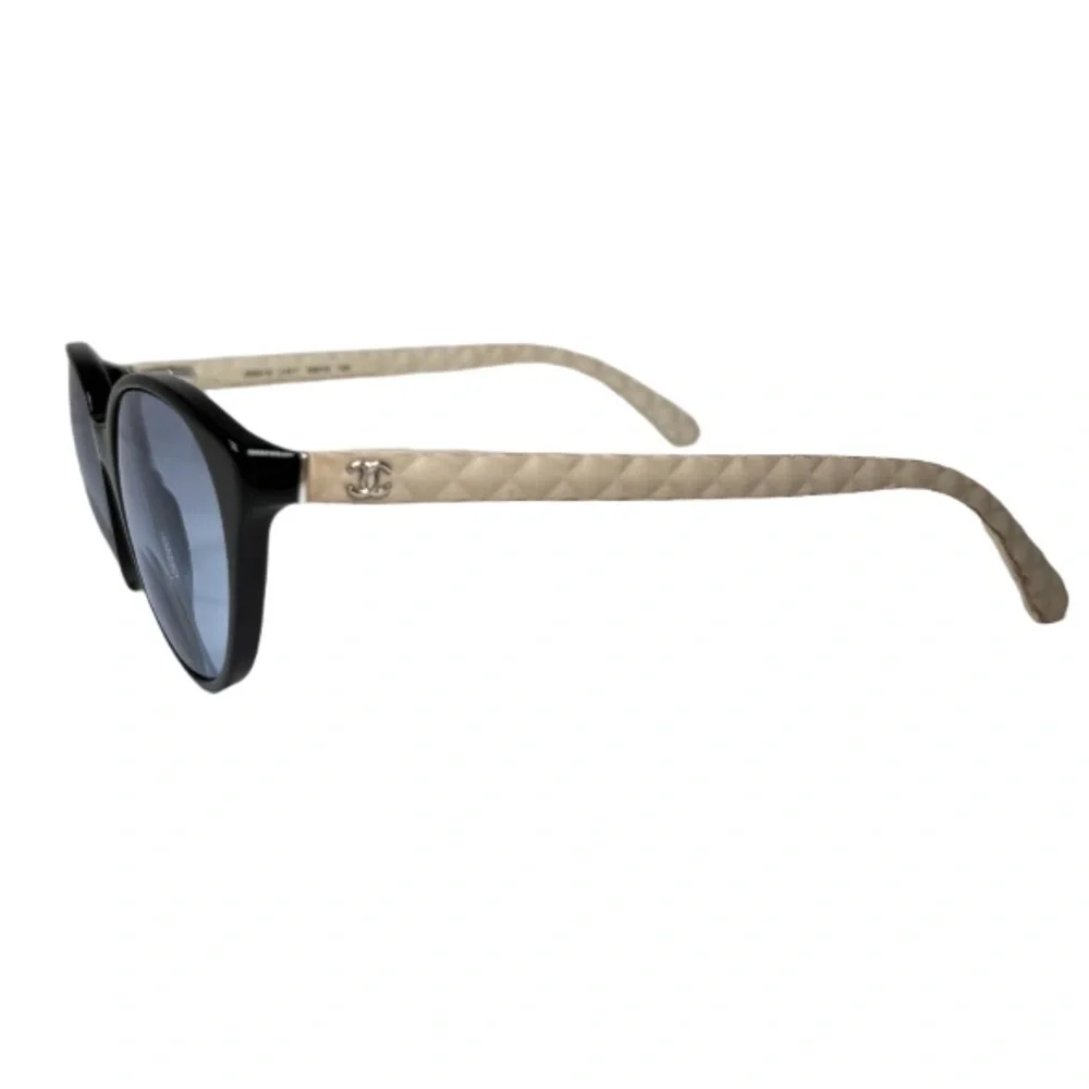 CHANEL | Eye Glasses Frames Quilted Leather Luxury Italian Classic CC Rare Posh